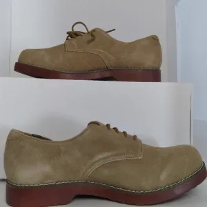 School Issue Classic Suede Oxford Shoes Size 7.5W