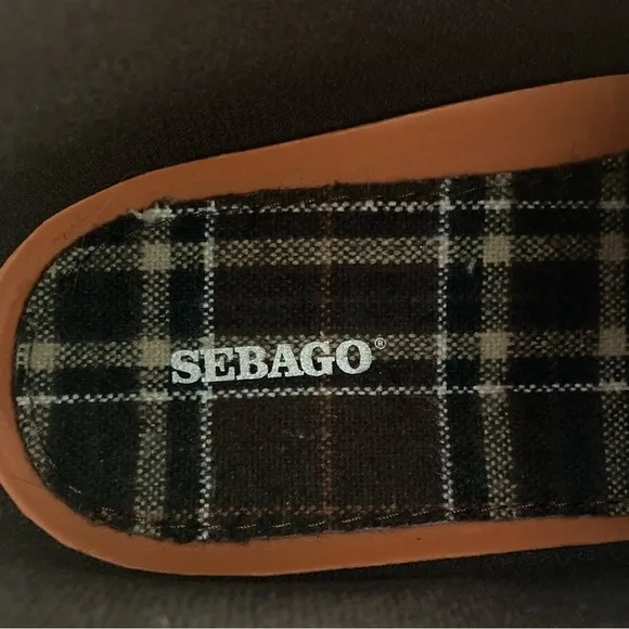 Sebago Leather Chukka Boots Lace-Up Dark Brown Men US 12