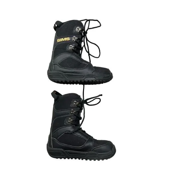 Sims Youth / Big Boy Snowboarding Boots - Lace Up Insulated - size 4