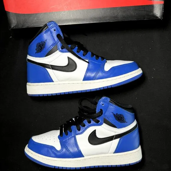 Size 6.5 - Nike Air Jordan 1 Retro High OG BG Game Royal 2018 Shoes
