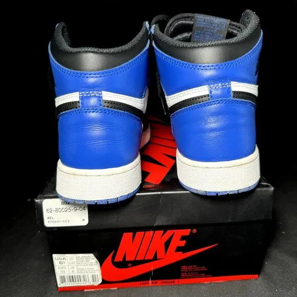 Size 6.5 - Nike Air Jordan 1 Retro High OG BG Game Royal 2018 Shoes