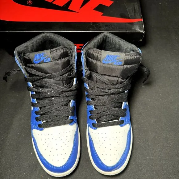 Size 6.5 - Nike Air Jordan 1 Retro High OG BG Game Royal 2018 Shoes
