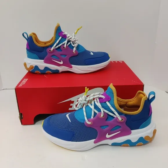Size 7 (GS) - Nike React Presto Low Mountain Blue CK1752 400