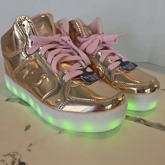 Skechers Kids' Energy Lights-Dance-n-Dazzle Sneaker Size 3.5