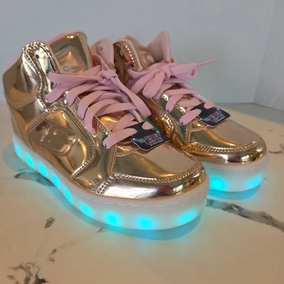 Skechers Kids' Energy Lights-Dance-n-Dazzle Sneaker Size 3.5