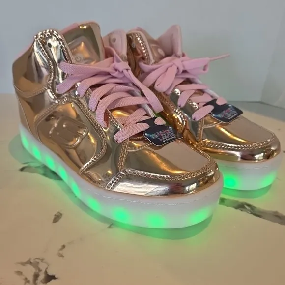 Skechers Kids' Energy Lights-Dance-n-Dazzle Sneaker Size 3.5