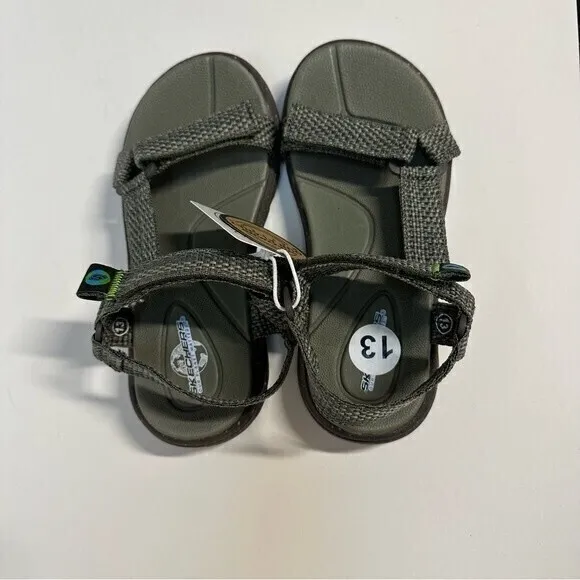 Skechers Kids Walking, Hiking, Trail sandals, Size 13, Olive‎ Green