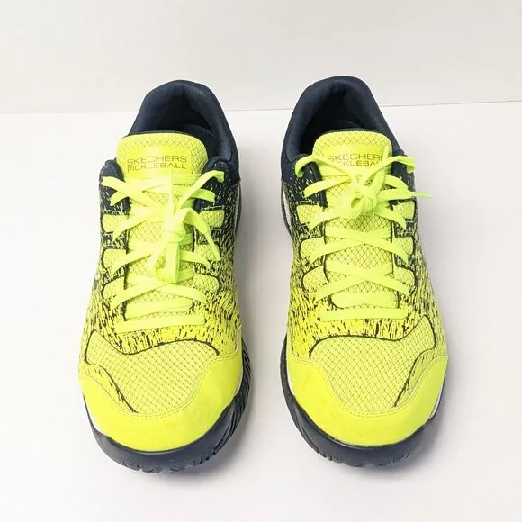 Skechers Viper Court Pickleball Shoes, Yellow/Navy, Men's 9.5 M