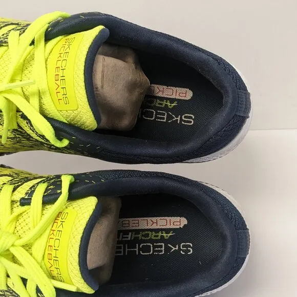 Skechers Viper Court Pickleball Shoes, Yellow/Navy, Men's 9.5 M