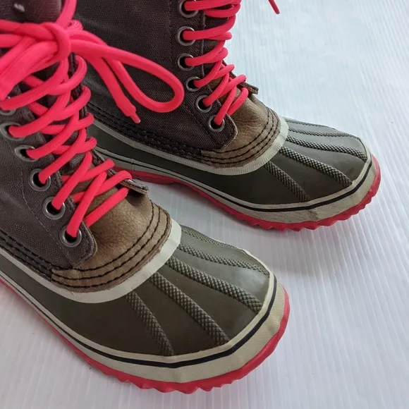 SOREL 1964 Premium Lace-up Waterproof Duck Boots size 5