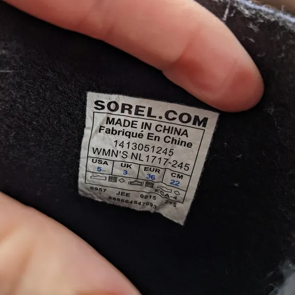 SOREL 1964 Premium Lace-up Waterproof Duck Boots size 5