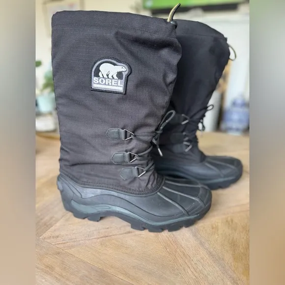 Sorel Blizzard Men’s Insulated Winter Snow Rain Boots Black Size 11