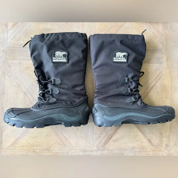 Sorel Blizzard Men’s Insulated Winter Snow Rain Boots Black Size 11