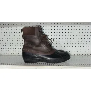 Sorel Cheyanne II Mens Leather Lined Waterproof Outdoor Rain Boots Size 12 Brown