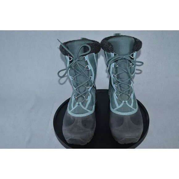SOREL Cumberland Women Size 10 NL1436-016 Green Snow Boots Insulated Waterproof