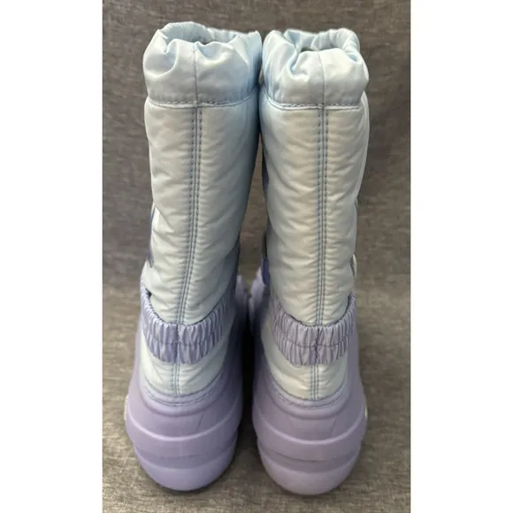 Sorel Disney Frozen II Elsa Big Girls Size 7 Purple Insulated Winter Snow Boots