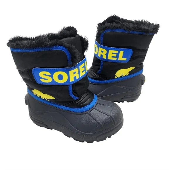 Sorel Kids Unisex Snow Commander‎ Insulated Waterproof Boot Size 10 NEW