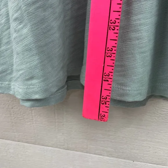 Spartina 449 Deanna Wrap Dress Seafoam Green Mid Length Long Sleeve Cotton