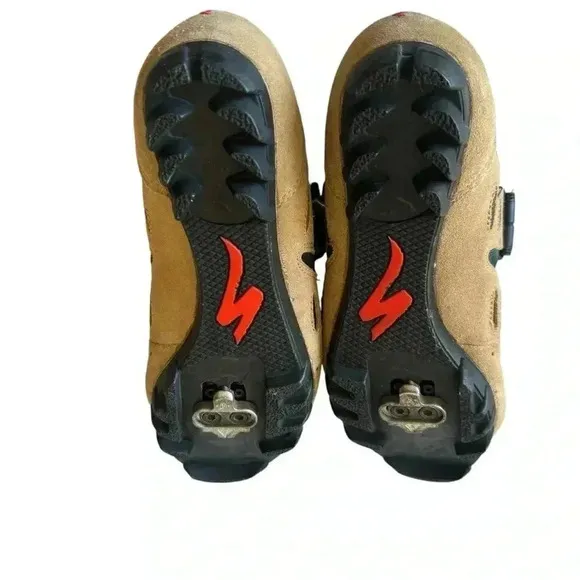 Specialized Sport Mountain Bike MTB Suede Cycling Shoes 610-1238 Size 39/ US 8