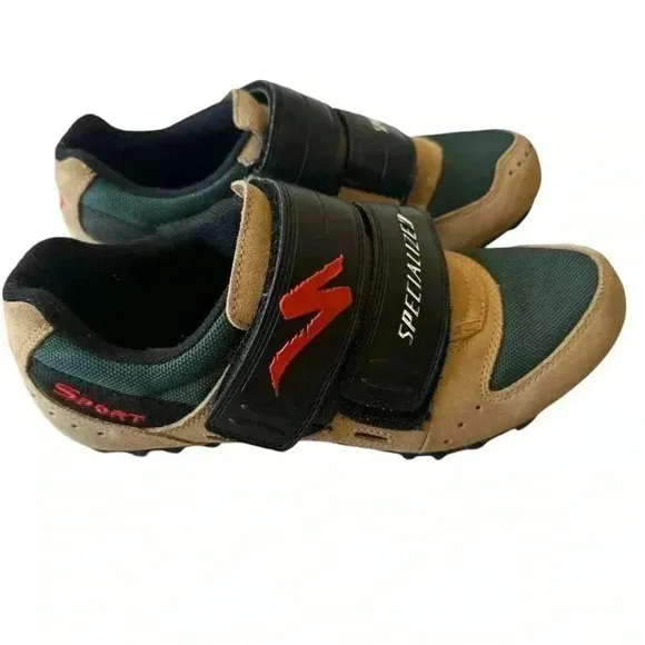 Specialized Sport Mountain Bike MTB Suede Cycling Shoes 610-1238 Size 39/ US 8