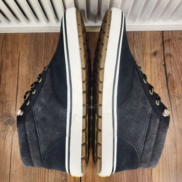 Sperry Halyard Storm Chukka Boots Men 11.5 Blue Suede Ankle Hipster Preppy Shoes