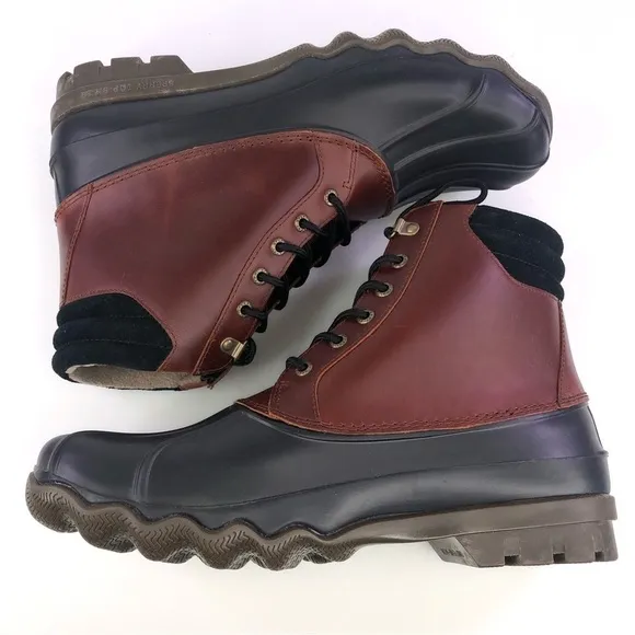 Sperry Top Sider Avenue Waterproof Duck Boots Men Brown STS10548