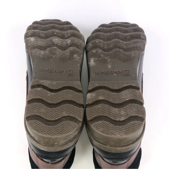 Sperry Top Sider Avenue Waterproof Duck Boots Men Brown STS10548