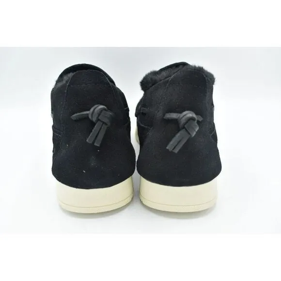 Sperry Men Size 11.5 Moc Sider Black Suede Lined Slip on Boots Shoes STS23724