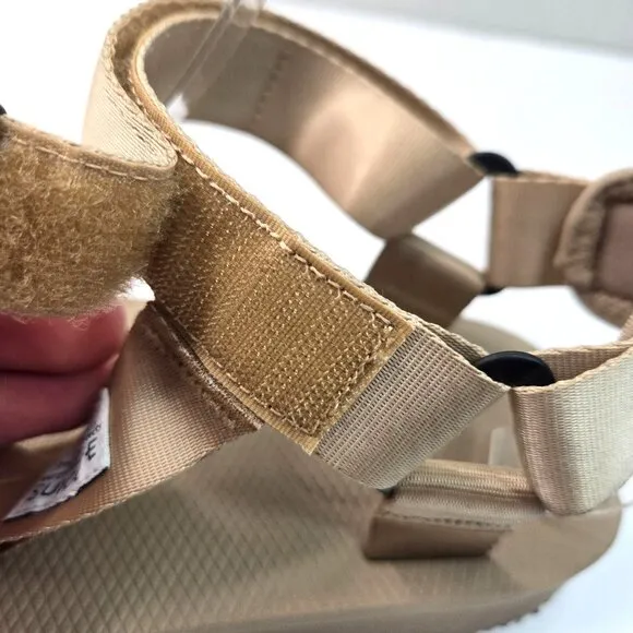 Suicoke Flat Dad Sandals Womens 12 Tan Open Toe Casual Walking Comofort Utility