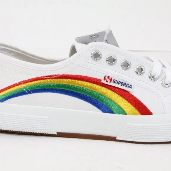 Superga Rainbow Sneakers sz 9 NEW Women Colorful Shoes Classic 2750