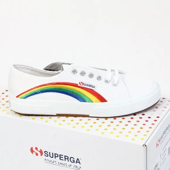 Superga Rainbow Sneakers sz 9 NEW Women Colorful Shoes Classic 2750