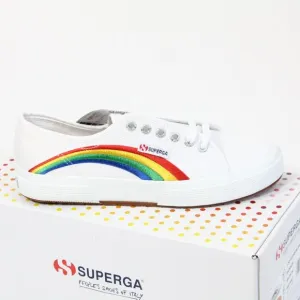 Superga Rainbow Sneakers sz 9 NEW Women Colorful Shoes Classic 2750