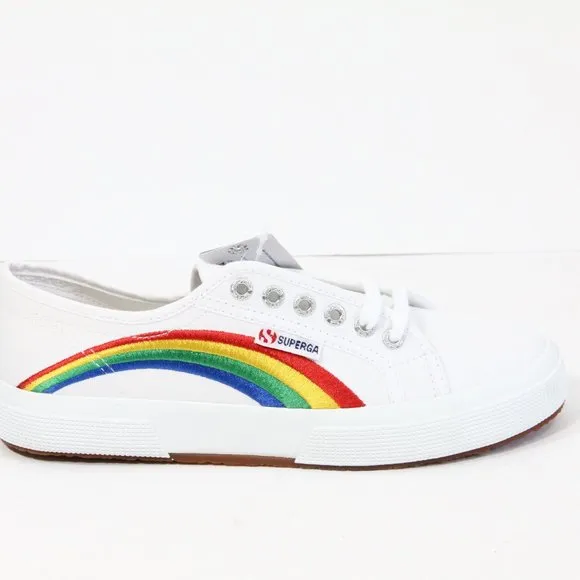 Superga Rainbow Sneakers sz 9 NEW Women Colorful Shoes Classic 2750