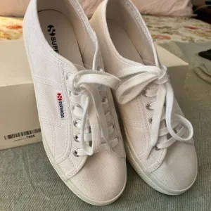 Superga Women's White Canvas Sneakers