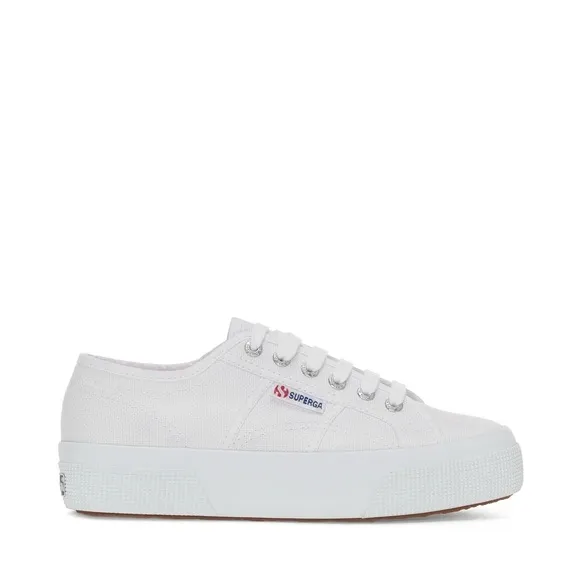 Superga Women's White Canvas Sneakers