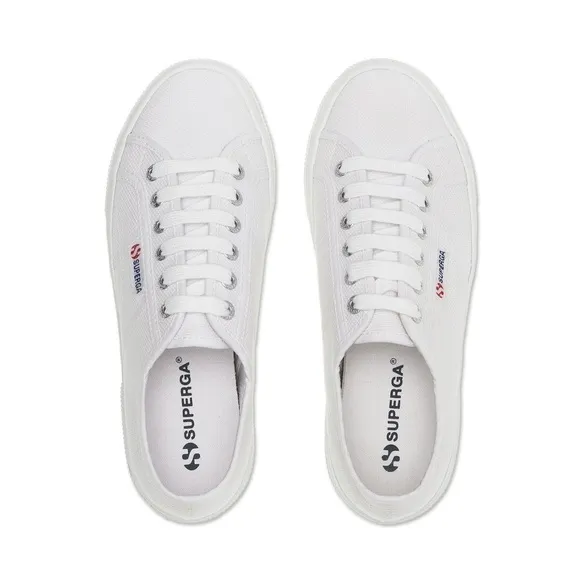 Superga Women's White Canvas Sneakers