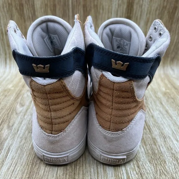 Supra Skytop Muska 001 Men's Size 11.5 Suede Skateboard Sneakers High Top Shoes