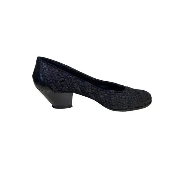 Susan Bennis/Warren Edwards black 5060 viv style shoes women size 9