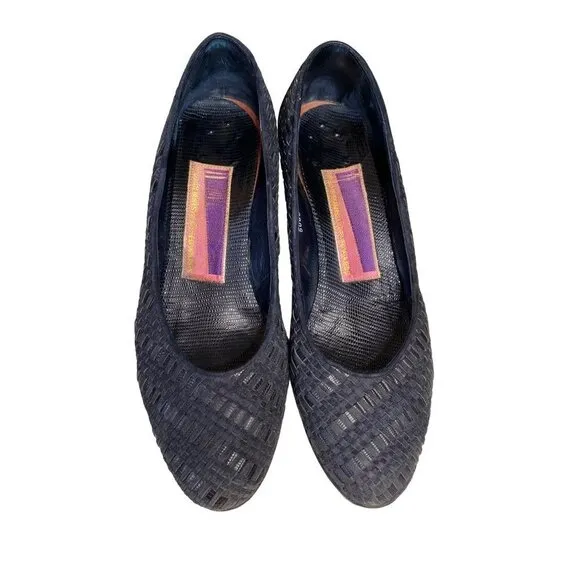 Susan Bennis/Warren Edwards black 5060 viv style shoes women size 9
