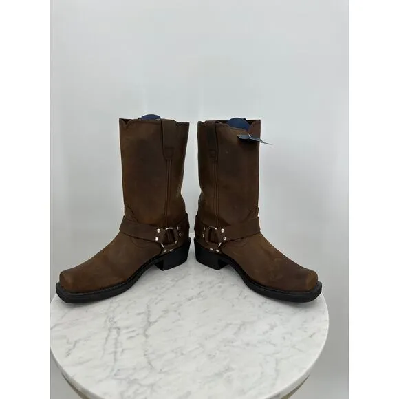 Temporary Price Drop! NIB Durango DB594 Brown Leather Motorcycle Boots Men’s 8.5