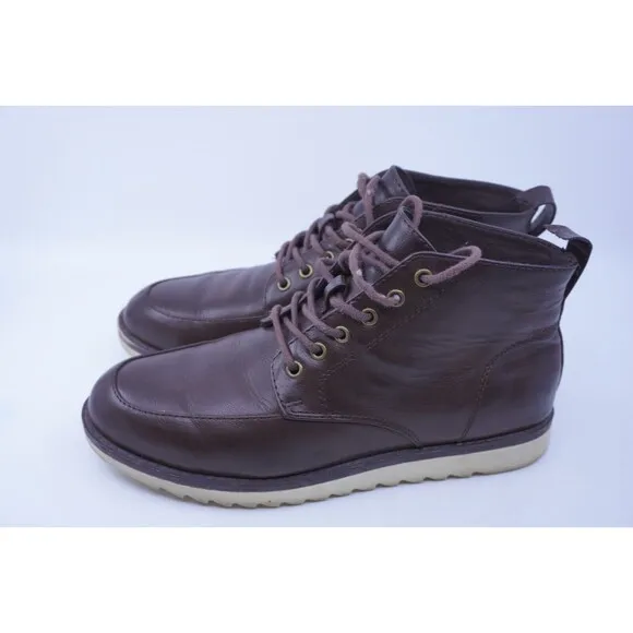 The Frye &amp; Co. Titus Chukka Boots Brown Lace Up Leather Men Size 9 M