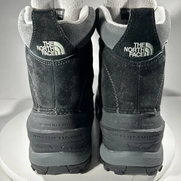The North Face Mens Size 12 Boots Waterproof Black Insulated Suede - WORN ONCE