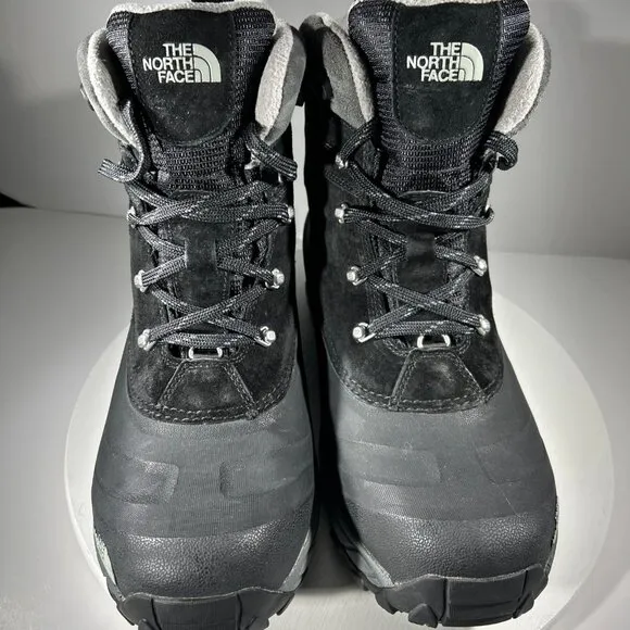 The North Face Mens Size 12 Boots Waterproof Black Insulated Suede - WORN ONCE