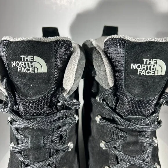 The North Face Mens Size 12 Boots Waterproof Black Insulated Suede - WORN ONCE