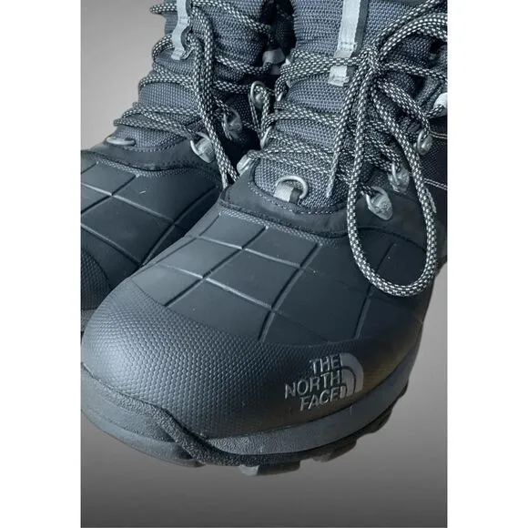THE NORTH FACE Men's size 14 Snow Boots Insulated Waterproof Winter Boots Black