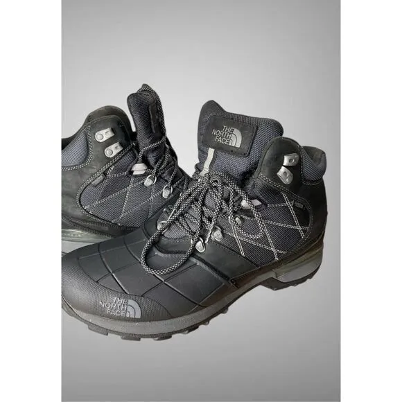 THE NORTH FACE Men's size 14 Snow Boots Insulated Waterproof Winter Boots Black