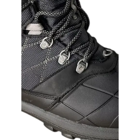 THE NORTH FACE Men's size 14 Snow Boots Insulated Waterproof Winter Boots Black