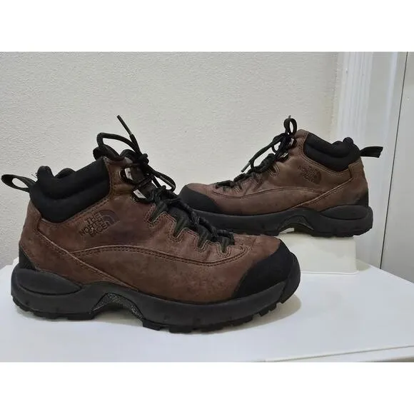 The North Face Mid Hiking Boots Brown Outdoor Active Shoes Men's Size 7.5