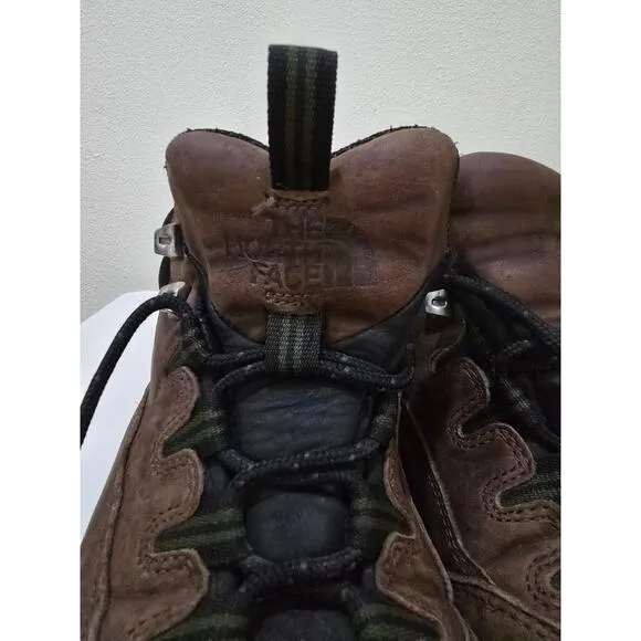 The North Face Mid Hiking Boots Brown Outdoor Active Shoes Men's Size 7.5