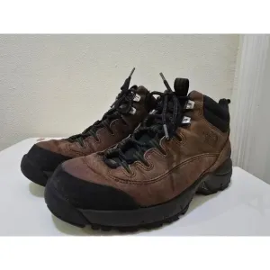 The North Face Mid Hiking Boots Brown Outdoor Active Shoes Men's Size 7.5